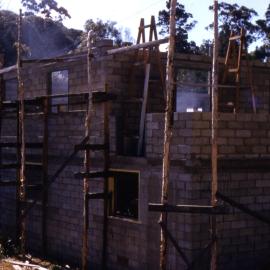 Clubhouse construction, Lake Cootharaba Sailing Club, Boreen Parade, Boreen Point, ca 1960