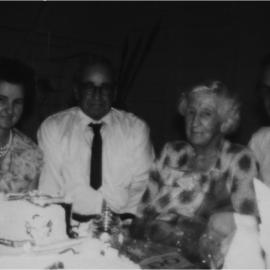Celebrations, Golden Wedding Anniversary, Jack and Jessie's (nee Honey) Robb, Pomona, 1962