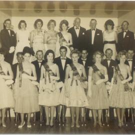 Entrants and Officials, 'Miss Noosa Show', Noosa Country Show Ball, Pomona, 1965