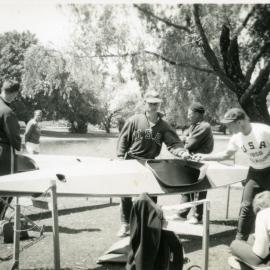 Canoe/Kayak team, United States of America, Olympic Games, Lake Wendouree, Ballarat, ca December 1956