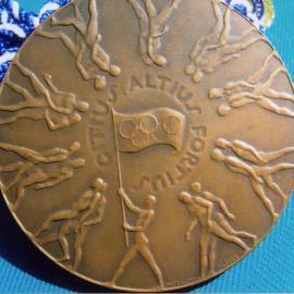 Olympic Games official participation medal, Melbourne, Victoria, Australia, 22 November - 8 December 1956