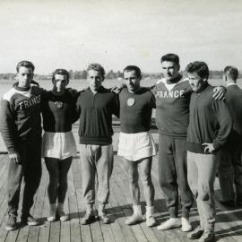 Canoe/Kayak athletes, French Team, Olympic Games, Lake Wendouree, Ballarat, ca December 1956