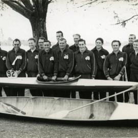 Australian Olympic Canoeing Team Members, Lake Wendouree, Ballarat, ca December 1956