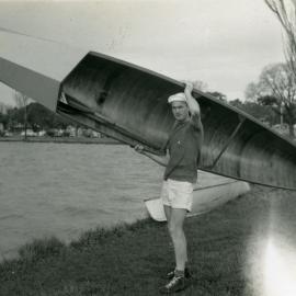 Bryan Harper, Australian Olympic Team, Lake Wendouree, Ballarat, December 1956