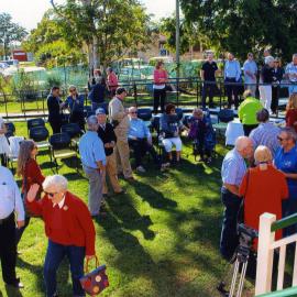 Attendees, Official opening Tait-Duke Cottage, Earl Street, Tewantin, 7 June 2017