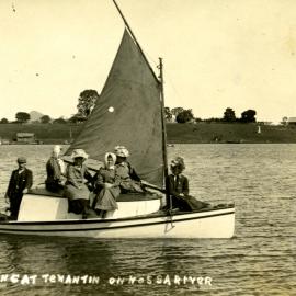 Boating party, Noosa River, Tewantin, 1912