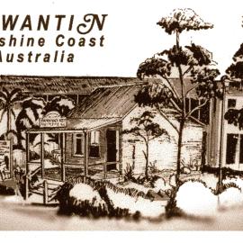 Sketch, Parkyn's Hut Visitor Information Centre, Poinciana Avenue, Tewantin