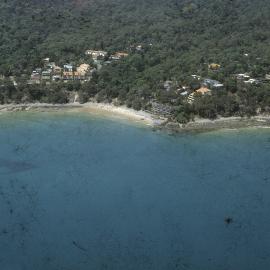 Aerial view, Little Cove and First Point, Noosa Heads, ca 1980s