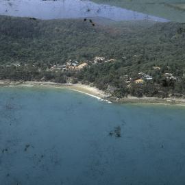 Aerial view, Little Cove and First Point, Noosa Heads, ca 1980s