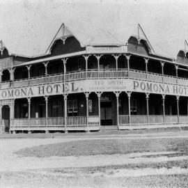 Pomona Hotel, Station Street, Pomona, ca 1925