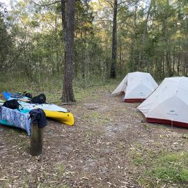 Campsite, Harry's Hut, Como, 10 February 2025