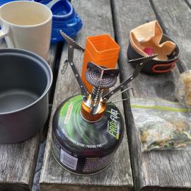 Camping gear, Brahminy walking trail, Cooloola Wilderness Trail, Great Sandy National Park, Cooloola, 14 June  2026
