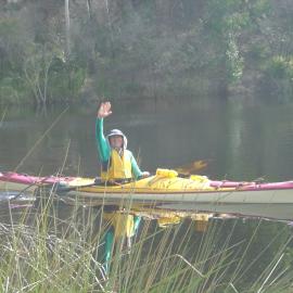 Arrival, campsite 15, Great Sandy Recreationa Area, Cooloola, 5 June 2004