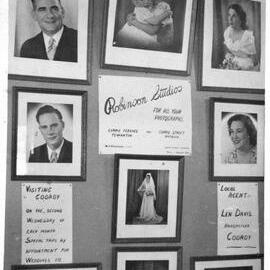 Advertising display, Robinson Photography, Cooroy Show, Cooroy Show Society Grounds, Mary River Road, Cooroy, 1950