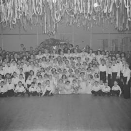 Attendees, Children's Debutante Ball, Cooroy Memorial Hall, Maple Street, Cooroy, 1947