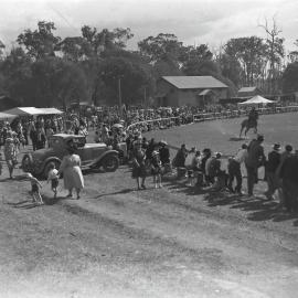 Spectators, Main Ring, Cooroy Show, Cooroy Showgrounds, Mary River Road, Cooroy, 1948