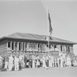 Attendees, Opening Day, Cooroy Bowls Club, Opal Street, Cooroy, 1948