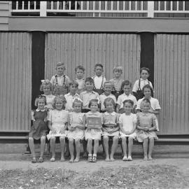 Class Photo, Grade Prep 4, Cooroy State School, Cooroy, 1949