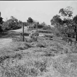Road intersection, Black Mountain, 1950
