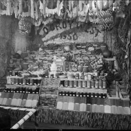 Cooroy West Produce Display, Cooroy Show, Cooroy Show Society Grounds, Mary River Road, Cooroy, 1950