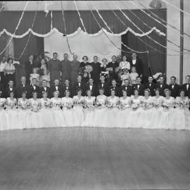 Attendees, Debutante Ball, Cooroy Memorial Hall, Cooroy, 1952