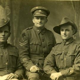 Edgar Johns (l), Harry Johns (r),  England, 1918 
