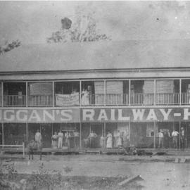 Railway Hotel, Factory Street, Pomona, ca 1912