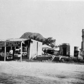 Fire aftermath, Reserve Street, Pomona, August 1942