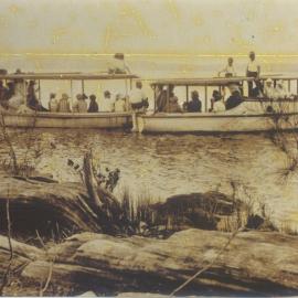 Boating parties, Lake Cootharaba, Boreen Point, 1920s
