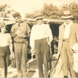 Duck shooting party, Boreen Point, 1920s