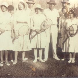 Informal club photo, West Kin Kin Tennis Club, Kin Kin