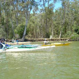 Kayakers, Noosa River, 1 November 2003