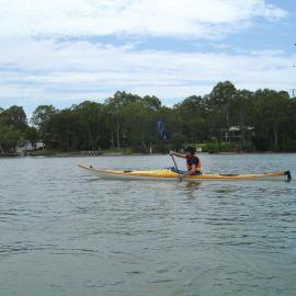 Kayakers, Noosa River, Tewantin, 1 November 2003