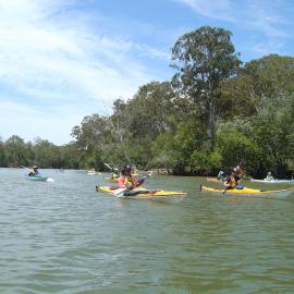 Kayakers, Noosa River, 1 November 2003