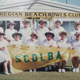 Peregian Beach Bowls Club players, Ladies, Yellow Pennant winners, Peregian Beach, 1997