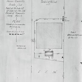 Site plan, Tewantin-Noosa Bowls Club, ca 1950