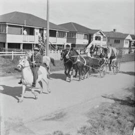Participants, Coronation Day Parade, Gooloi Street, June 1953