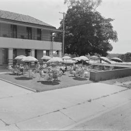 Beer Garden, Royal Mail Hotel, Poinciana Avenue, Tewantin, 1957