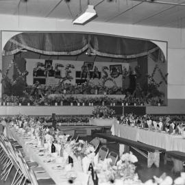 Order of the Eastern Star Installation banquet, RSL Memorial Hall and School of Arts, Tewantin, 1954