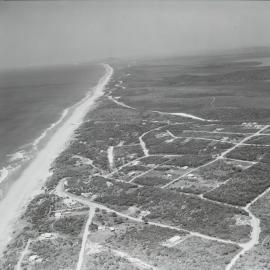 Aerial view dwelling, 'Pacific Lodge,' Sunshine Beach, 1966