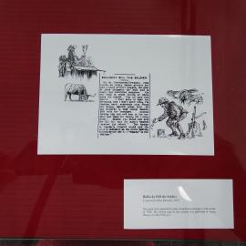 'Bullocky Biil the Soldier', Noosa's War Front Exhibition, Noosaville Library, Noosaville, 20 November 2015