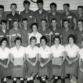 Class photo, Forms 5 & 6, Pomona High School, Pomona, 1962