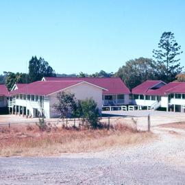 Hospital Street entrance, Pomona State School, Pomona, ca 1960s