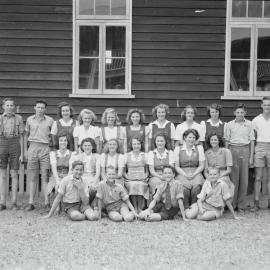 Class photo, Grade - Secondary Department, Pomona Rural School, Pomona, 1948