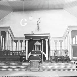 Mural, interior, Cooroora Masonic Temple, 9 Station Street, Pomona, 1948