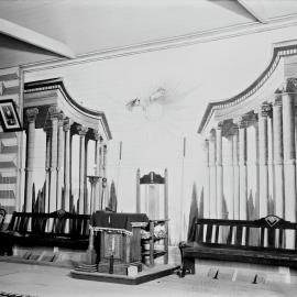 Mural, interior, Cooroora Masonic Temple, 9 Station Street, Pomona, 1948