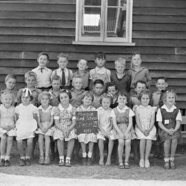 Class photo, Prep 4, Pomona Rural School, Pomona, 1951