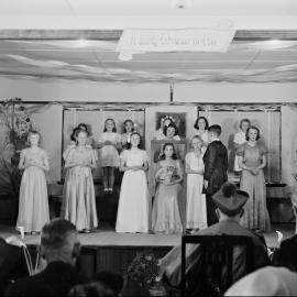 Student presentation,  Rev. Dr. Edward J. Doody, St Patrick's Convent, Pomona, April 1948