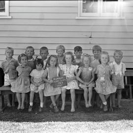 Class photo, Prep, Pomona Rural School, Pomona, 1952