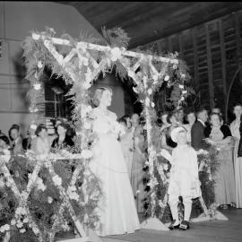 Debs presentation, Debutante Ball, Pomona, 1954